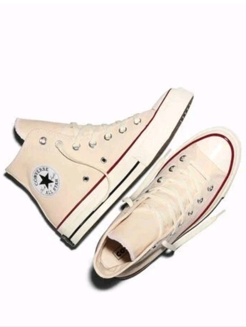 CONVERSE Chuck 70 Parchment High Top Sneakers NWT - Picture 2 of 11